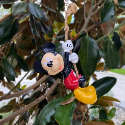 Disney 3" Wide Mickey Mouse Swing'N'Ring Resin/Stone Outdoor Novelty Planter Multicolor 3 Disney 3" Wide Mickey Mouse Swing'N'Ring Resin/Stone Outdoor Novelty Planter Multicolor - Image 3