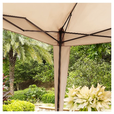 9' Crosley Hampton Outdoor Collapsible Gazebo 4 9' Crosley Hampton Outdoor Collapsible Gazebo - Image 4