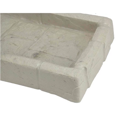 Suncast SB24 Decorative Rain Gutter Downspout Garden Splash Block, Light Taupe 1 Suncast SB24 Decorative Rain Gutter Downspout Garden Splash Block, Light Taupe