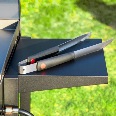 Captiva Designs GR20 3-Burner Portable Propane Gas Griddle With Cart And Lid - Black 2 Captiva Designs GR20 3-Burner Portable Propane Gas Griddle With Cart And Lid - Black - Image 2