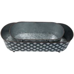 Set Of 2 Multicolored Galvanized Metal Planters With Round Feet - Foreside Home & Garden 9 Set Of 2 Multicolored Galvanized Metal Planters With Round Feet - Foreside Home & Garden -Sunnydaze Decor Store GUEST e1ed8c30 e1d1 4cdf 9d27 1bbedd3d2671