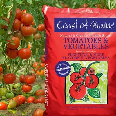 Coast Of Maine OMRI Listed Tomato And Vegetable Plant Potting Soil Compost Blend For Container Gardens And Flower Pots, 20 Quart Bag 2 Coast Of Maine OMRI Listed Tomato And Vegetable Plant Potting Soil Compost Blend For Container Gardens And Flower Pots, 20 Quart Bag - Image 2