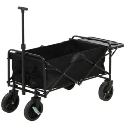 Outsunny Collapsible Wagon, Graden Carts With Wheels, Adjustable Handle, Folding Table And Cup Holders, Black 7 Outsunny Collapsible Wagon, Graden Carts With Wheels, Adjustable Handle, Folding Table And Cup Holders, Black -Sunnydaze Decor Store GUEST e20270dc 11e0 44fc bf30 9d5e8bcd0496