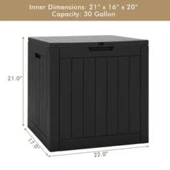 Costway 30 Gallon Deck Box Storage Container Seating Tools Organization Deliveries 12 Costway 30 Gallon Deck Box Storage Container Seating Tools Organization Deliveries -Sunnydaze Decor Store GUEST e2400f9e aaa8 4113 ad32 597c4504319e