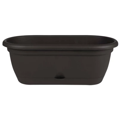 Bloem 18" Wide Rectangular Lucca Window Box Planter 2 Bloem 18" Wide Rectangular Lucca Window Box Planter - Image 2