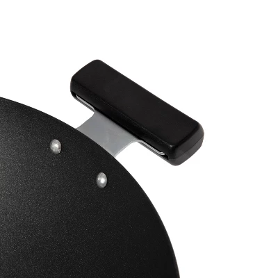 Joyce Chen Professional Series 14" Carbon Steel Excalibur Nonstick Flat Bottom Wok With Phenlic Handles - Silver 3 Joyce Chen Professional Series 14" Carbon Steel Excalibur Nonstick Flat Bottom Wok With Phenlic Handles - Silver - Image 3