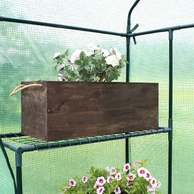 Sunnydaze Decor Sunnydaze Rectangle Decorative Indoor/Outdoor Flower And Succulent Planter Box With Handles - 20.75" W X 8.25" D X 7.75" H - Acacia Wood 1 Sunnydaze Decor Sunnydaze Rectangle Decorative Indoor/Outdoor Flower And Succulent Planter Box With Handles - 20.75" W X 8.25" D X 7.75" H - Acacia Wood