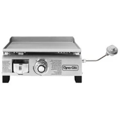 Portable DGL260SNP-D BTU Liquid Propane Gas Griddle - Stainless Steel