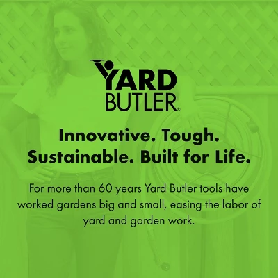 Yard Butler Swivel Hose Reel - Wall Mounted - Heavy Duty Metal Garden Hose Holder With 180 Degree Swivel - ISRWM-180 6 Yard Butler Swivel Hose Reel - Wall Mounted - Heavy Duty Metal Garden Hose Holder With 180 Degree Swivel - ISRWM-180 - Image 6