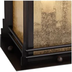 Franklin Iron Works Hickory Point Rustic Farmhouse Outdoor Pier Mount Light Walnut Bronze 16 1/2" Frosted Cream Glass For Exterior Barn Deck House -Sunnydaze Decor Store GUEST e7b69247 04fc 40c6 ba38 ec30aee28ecc