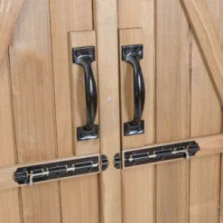 Costway Garden Outdoor Wooden Storage Shed Cabinet Double Doors Fir Wood Lockers 10 Costway Garden Outdoor Wooden Storage Shed Cabinet Double Doors Fir Wood Lockers -Sunnydaze Decor Store GUEST e8d3679a bde1 4183 a15f 1a47cf7f642a