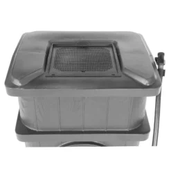 FCMP Outdoor WG4000-GRY Wood Grain Rain Barrel With Flat Back For Environmentally Friendly Watering Of Outdoor Plants, Gardens, And Landscapes, Gray 9 FCMP Outdoor WG4000-GRY Wood Grain Rain Barrel With Flat Back For Environmentally Friendly Watering Of Outdoor Plants, Gardens, And Landscapes, Gray -Sunnydaze Decor Store GUEST ea587b81 5176 4cdb 976b dd7fc87417e6