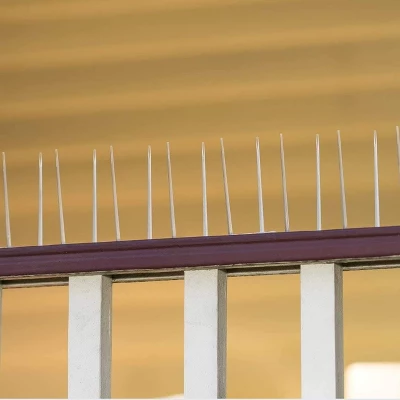 BIRD BLINDER 13" Plastic Bird Spikes - Polycarbonate Deterrent For Pigeons And Other Small Birds, White Set Of 15 1 BIRD BLINDER 13" Plastic Bird Spikes - Polycarbonate Deterrent For Pigeons And Other Small Birds, White Set Of 15