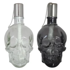 Sunnydaze Decor Sunnydaze Grinning Skull Glass Tabletop Torches - Clear And Black 14 Sunnydaze Decor Sunnydaze Grinning Skull Glass Tabletop Torches - Clear And Black -Sunnydaze Decor Store GUEST ec83c7ea 1af2 448b 9bc2 650c391a7c06