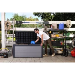 Keter Premier Deck Box Gray - 150gal -Sunnydaze Decor Store GUEST ecbee2df 0447 44ce b3d8 36b6f5e5cc7e
