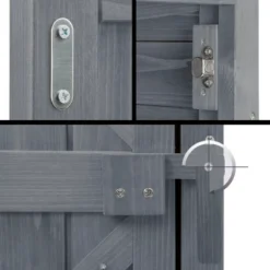 Outdoor Wooden Storage Sheds Fir Wood Lockers With Workstation-ModernLuxe -Sunnydaze Decor Store GUEST f321332f 9985 499a 826a 45b5458beced