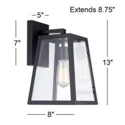John Timberland Arrington Modern Outdoor Wall Light Fixture Mystic Black 13" Clear Glass For Post Exterior Barn Deck House Porch Yard Posts Patio Home 14 John Timberland Arrington Modern Outdoor Wall Light Fixture Mystic Black 13" Clear Glass For Post Exterior Barn Deck House Porch Yard Posts Patio Home -Sunnydaze Decor Store GUEST f38338cb 8604 4e90 a10a abe1caa85525