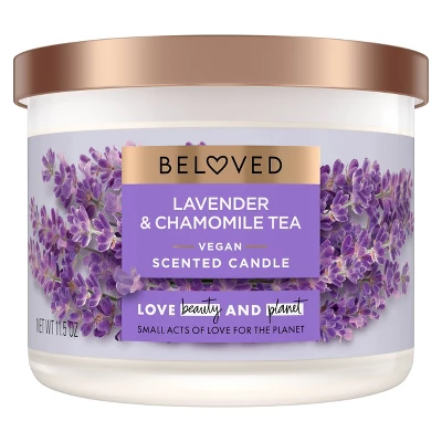 Beloved Lavender & Chamomile Tea 2-Wick Vegan Candle - 11.5oz 1 Beloved Lavender & Chamomile Tea 2-Wick Vegan Candle - 11.5oz