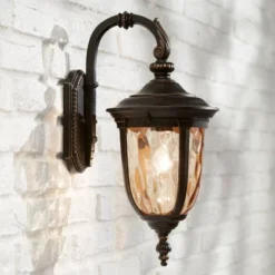 John Timberland Bellagio Vintage Outdoor Wall Light Fixtures Set Of 2 Veranda Bronze Downbridge 16 1/2" Champagne Hammered Glass For Post Exterior 15 John Timberland Bellagio Vintage Outdoor Wall Light Fixtures Set Of 2 Veranda Bronze Downbridge 16 1/2" Champagne Hammered Glass For Post Exterior -Sunnydaze Decor Store GUEST f6f037cd b540 4cb3 8fdb 8b5d78017b0d