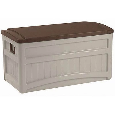 Suncast 73 Gallon Outdoor Patio Resin Deck Storage Box W/ Wheels, Taupe (2 Pack) 3 Suncast 73 Gallon Outdoor Patio Resin Deck Storage Box W/ Wheels, Taupe (2 Pack) - Image 3