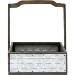 Farmlyn Creek 3 Packs Galvanized Metal Planter Box With Handle For Garden And Farmhouse Décor, 3 Sizes -Sunnydaze Decor Store GUEST f7c3e5db 79b1 4e33 9789 10c16dc64270