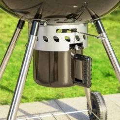 Captiva Designs E02GR013 22" Kettle Charcoal Grill With Pizza Ring And Pizza Stone - Black -Sunnydaze Decor Store GUEST f85984ca b5a8 48b4 b33d f0164d588d27