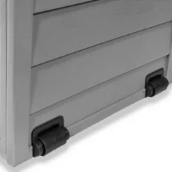 Barton 63 Gallons Patio Storage Box Container Pools Deck Box Build-in Wheel, Gray -Sunnydaze Decor Store GUEST f868aa7b dd8a 406e a9f2 35bad8846a7a