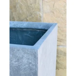 Rosemead Home & Garden, Inc. 10" Wide Kante Lightweight Modern Square Concrete/Fiberglass Indoor Outdoor Planter Box Slate Gray 10 Rosemead Home & Garden, Inc. 10" Wide Kante Lightweight Modern Square Concrete/Fiberglass Indoor Outdoor Planter Box Slate Gray -Sunnydaze Decor Store GUEST f93029a5 2549 4274 9dc2 df1b00a4a3a3