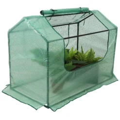 Sunnydaze Decor Sunnydaze Mini Greenhouse With 2 Zippered Side Doors - Green 16 Sunnydaze Decor Sunnydaze Mini Greenhouse With 2 Zippered Side Doors - Green -Sunnydaze Decor Store GUEST fa8315fb 7c1c 411d b8b3 776e3cafdcba