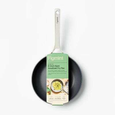 8" Nonstick Hard Anodized Aluminum Frypan Dark Gray - Figmint™ 4 8" Nonstick Hard Anodized Aluminum Frypan Dark Gray - Figmint™ - Image 4