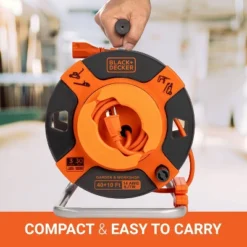 Black & Decker BLACK+DECKER 50' Garden Cord Reel 14AWG 4 Outlets 9 Black & Decker BLACK+DECKER 50' Garden Cord Reel 14AWG 4 Outlets -Sunnydaze Decor Store GUEST fbc612b7 48de 4b2c a45f fbdce86830b9