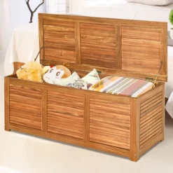 Costway 47 Gallon Deck Storage Acacia Wood Organization Toys Cushions Tools 12 Costway 47 Gallon Deck Storage Acacia Wood Organization Toys Cushions Tools -Sunnydaze Decor Store GUEST fc0e0983 77ec 4c09 bf44 e3b4addb69f6