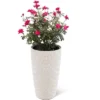 Weave Self-Watering Round Tall Planter, 12-1/2 Inch
