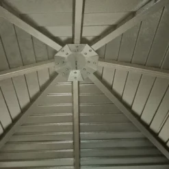 Outsunny 10x10 Hardtop Gazebo With Aluminum Frame, Permanent Metal -Sunnydaze Decor Store GUEST fda27589 fbad 46a5 b1e4 5a72903b5025