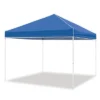 Z-Shade 10 X 10 Foot Everest Instant Outdoor Canopy Camping Patio Shelter, Blue, & Z-Shade 10 Ft Angled Leg Canopy Tent Taffeta Attachment, Blue